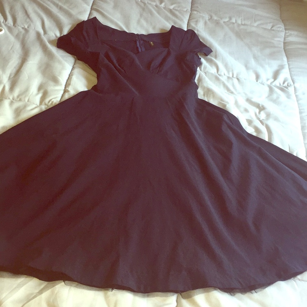 Navy blue dress